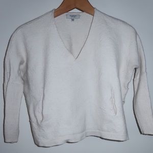 Aritzia White Cashmere Sweater